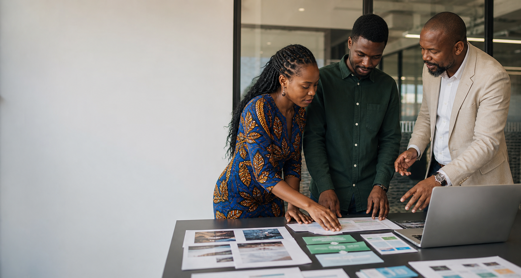Nigerian marketing team planning AI automation for ads, WhatsApp, email, and lead follow-up