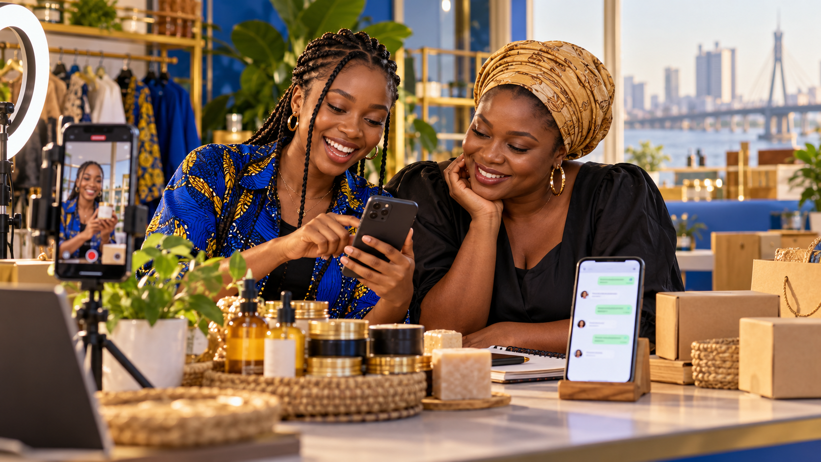Nigerian business owner and creator turning short-video attention into customer chats