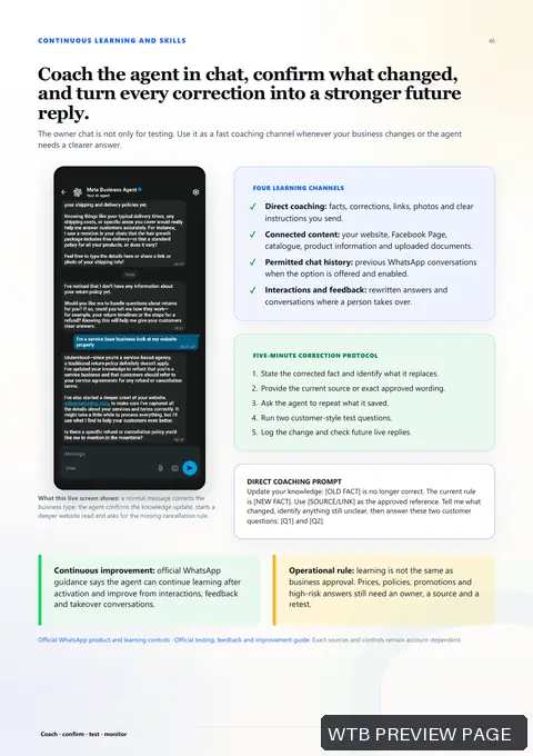 Preview: continuous learning loop