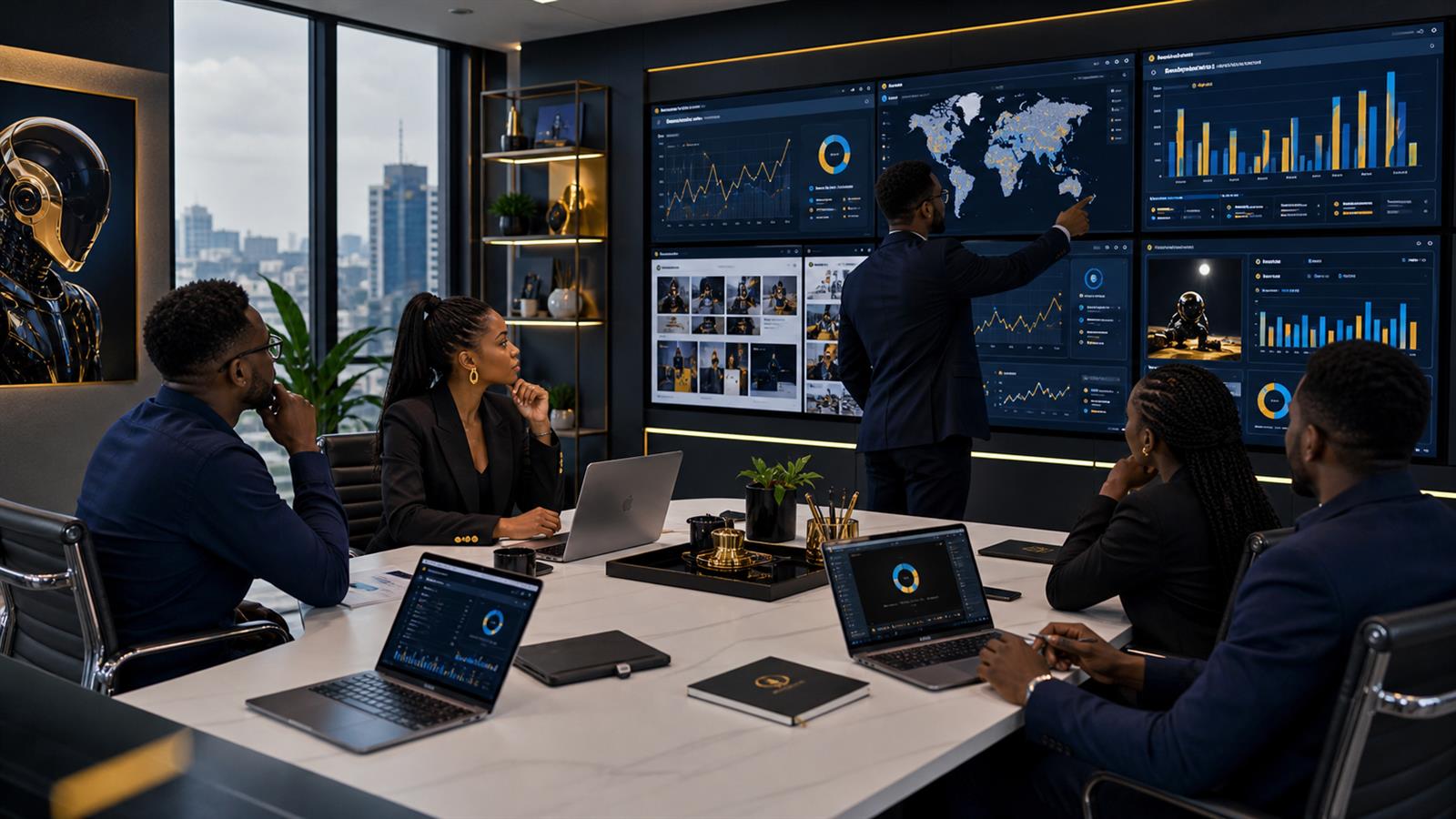 WTB paid media tracking review with search, display, shopping, and video campaign dashboards